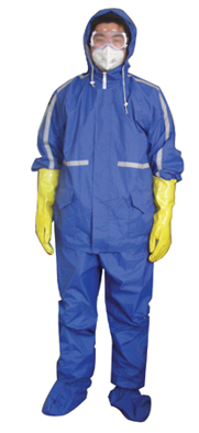 耐酸碱分体防护服