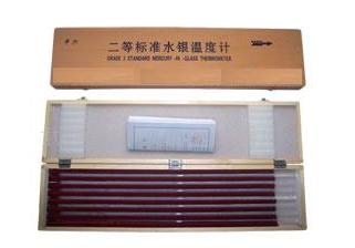 二等标准水银温度计 型号:WQZ1-6Z	 库号：M312265