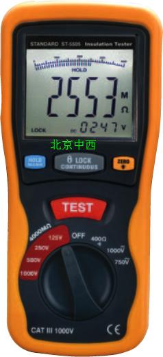 CEM/绝缘表(过载保护，自动保持测量结果及自动归零功能) 型号:CEM/DT-5505库号：M351288