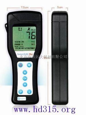 型号:XX27-SYSTEMSUREPLUS手持式ATP荧光检测仪(进口)/细菌检测仪