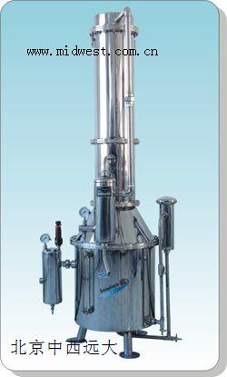 不锈钢塔式蒸汽重蒸馏水器 库号：M384024