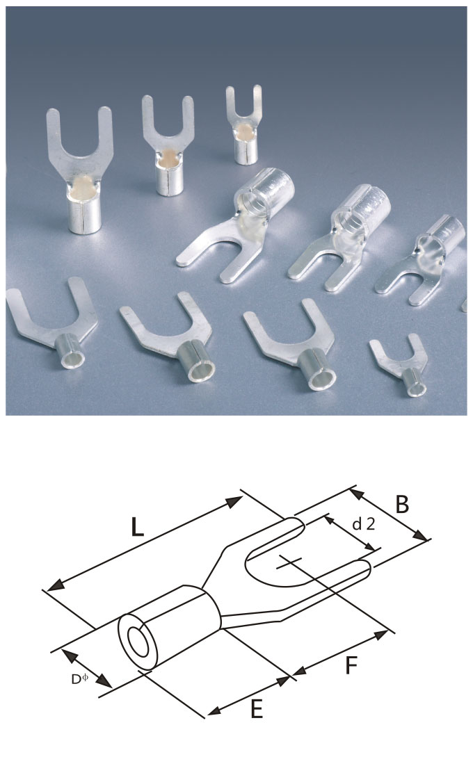 冷压接线端头 型号:LH71-UT1.5-3库号：M403403
