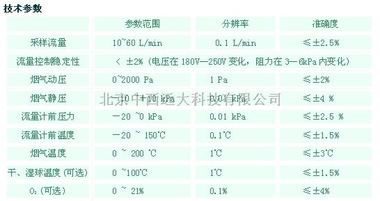 自动烟尘烟气采样器采样仪