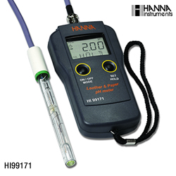 哈纳仪器专卖/便携式pH/温度测定仪【皮革/纸张】