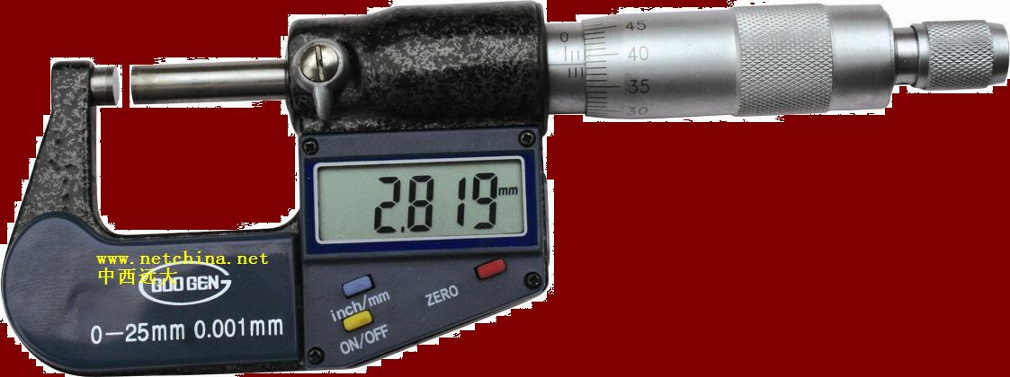 数显千分尺(0-25mm)