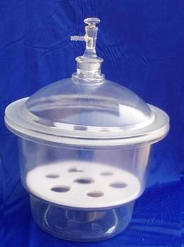 玻璃真空干燥器 300mm 白色 一等品