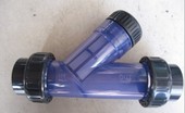 PVC材质Y型过滤器 DN40