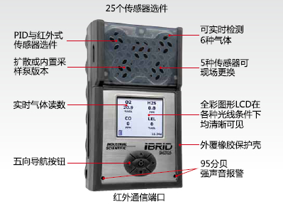 复合气体检测仪（扩散式或泵吸式）