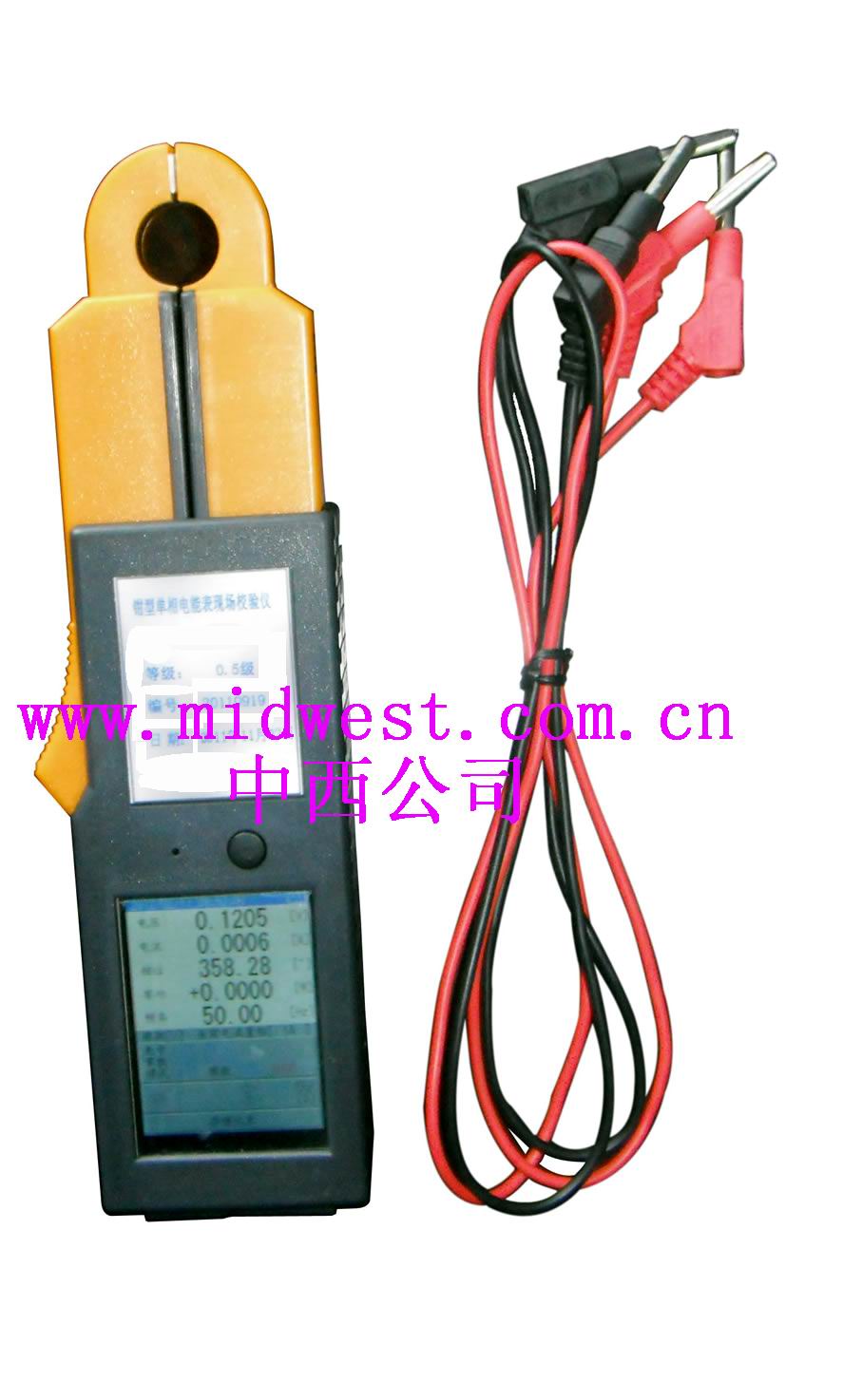 钳型单相电能表现场校验仪(钳表合一，触摸屏;0.2级）