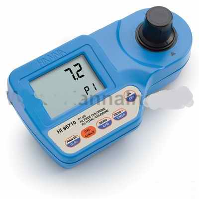 微电脑余氯总氯酸度浓度测定仪