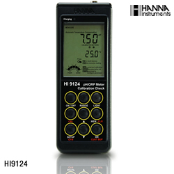 哈纳仪器专卖/便携防水型pH/温度测定仪 型号:HI9124