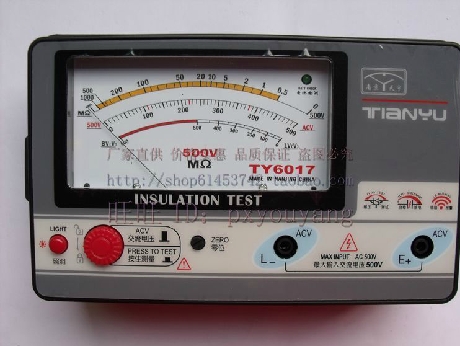 兆欧表NJ-TY6017（500V）