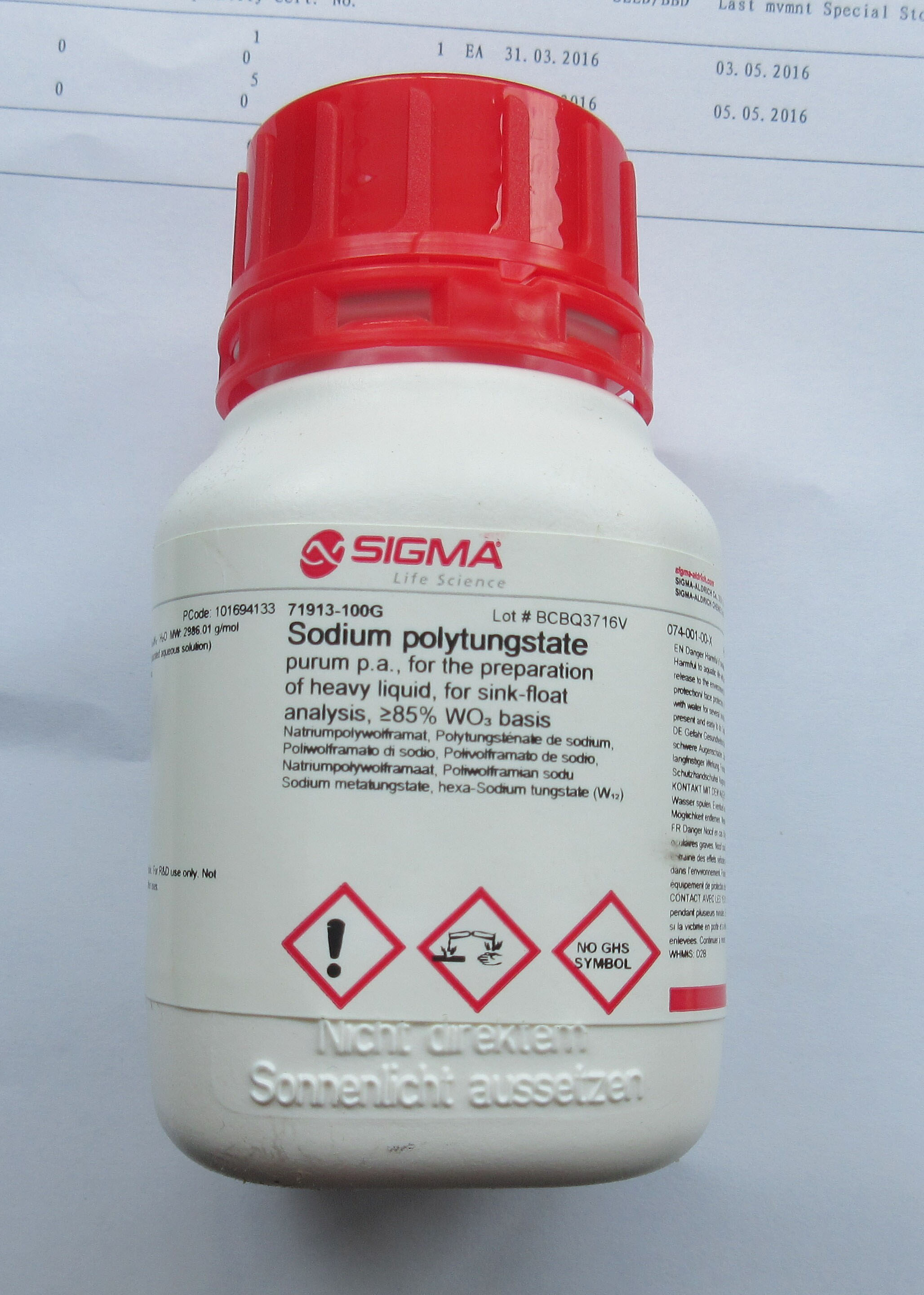 多聚钨酸钠 ≥85% 进口12141-67-2 ≥85%