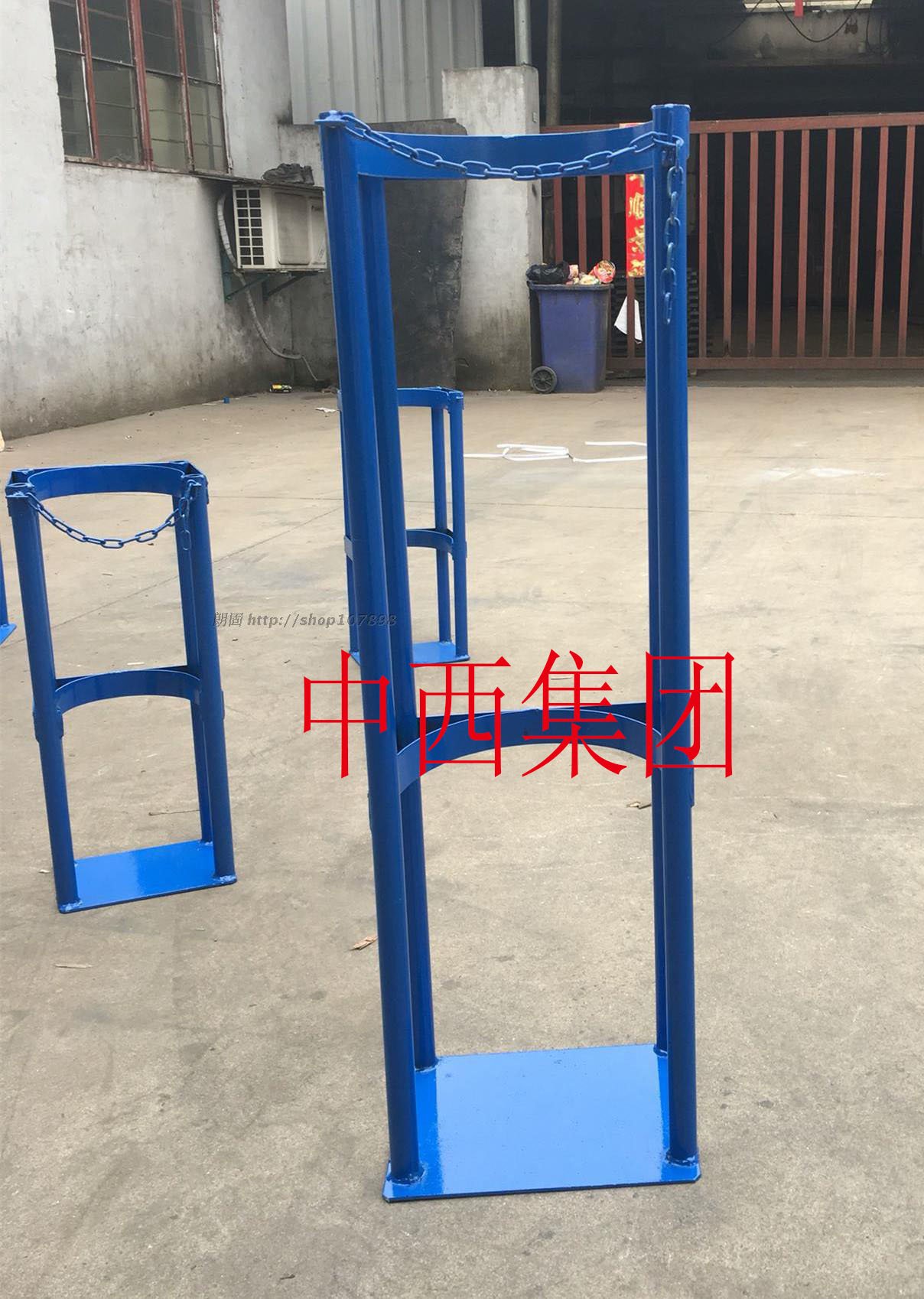 钢瓶架氧气乙炔氮气瓶固定架气瓶架存放架 型号:M370232