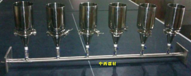 北京现货-六联全不锈钢溶液过滤器/实验室过滤器/薄膜过滤器/不锈钢过滤器（普通型，带泵和集液瓶） 型号:MT02-6