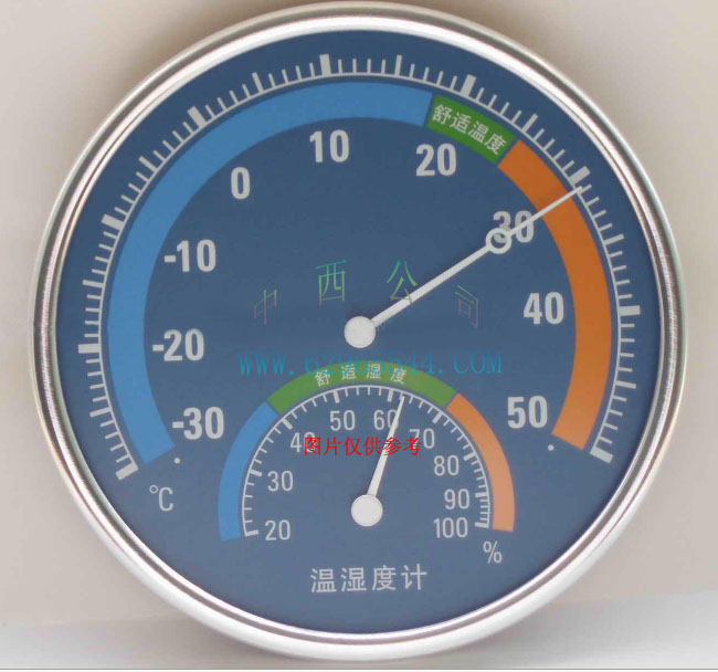 壁挂式温湿度计(中国） 型号:M31/TH101B