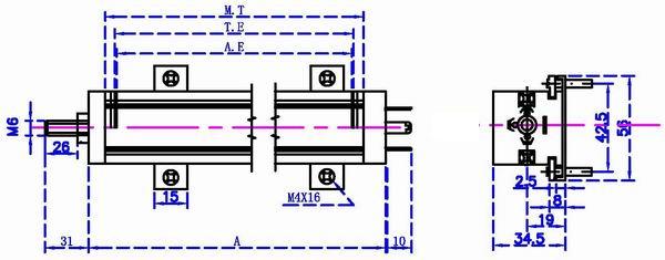 直线位移传感器（电子尺） 型号:GC03-LTS150 库号：M366884
