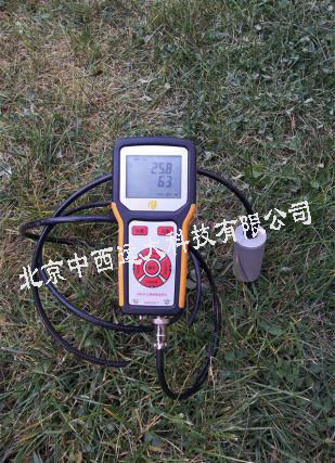 土壤温湿盐一体速测仪(3通道速测仪（液晶屏显示、1路土壤水分、1路土壤温度、1路土壤盐分传感器）XE48/M19/EC