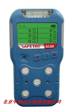 便携式四合一气体检测仪（可燃气体 氧气 一氧化碳 硫化氢）SS09-GC60