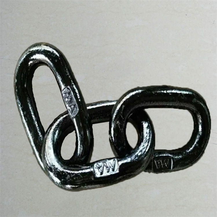 礦用三環鏈/無縫焊接三環鏈/礦用鍛打三環鏈（38*145*65） 型號:JJ24-M386359