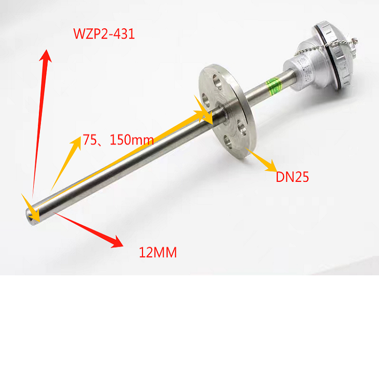法兰式双支热电阻 型号:WZP2-431库号：M253688