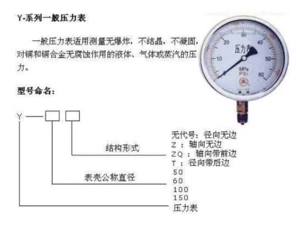 指针式压力表Y型 型号:Y100 库号：D259499