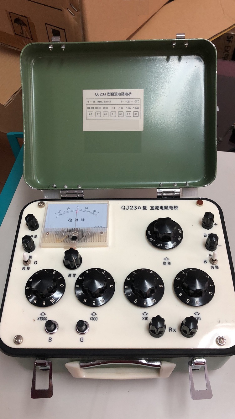 直流电阻电桥 型号:QJ23a 库号：D361078