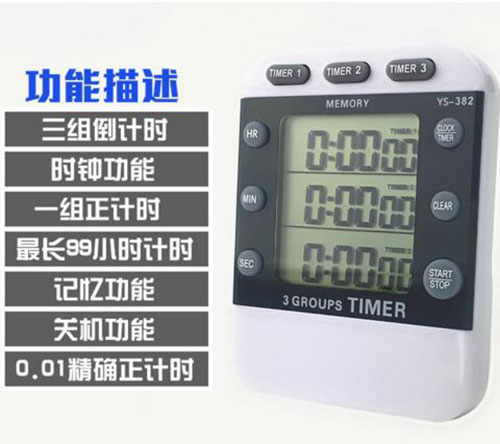 三通道计时器 型号:YS382 库号：D401181
