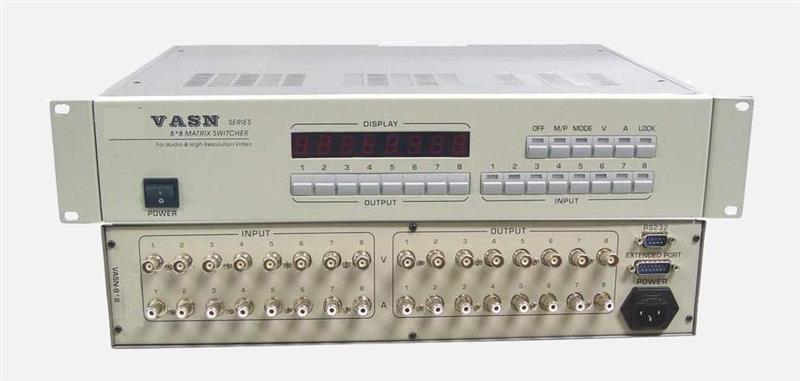 8进8出视音频矩阵切换器 VASN-8*8