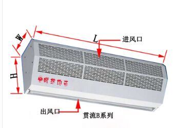 贯流式电热空气幕 型号:RM-1509-D-B 