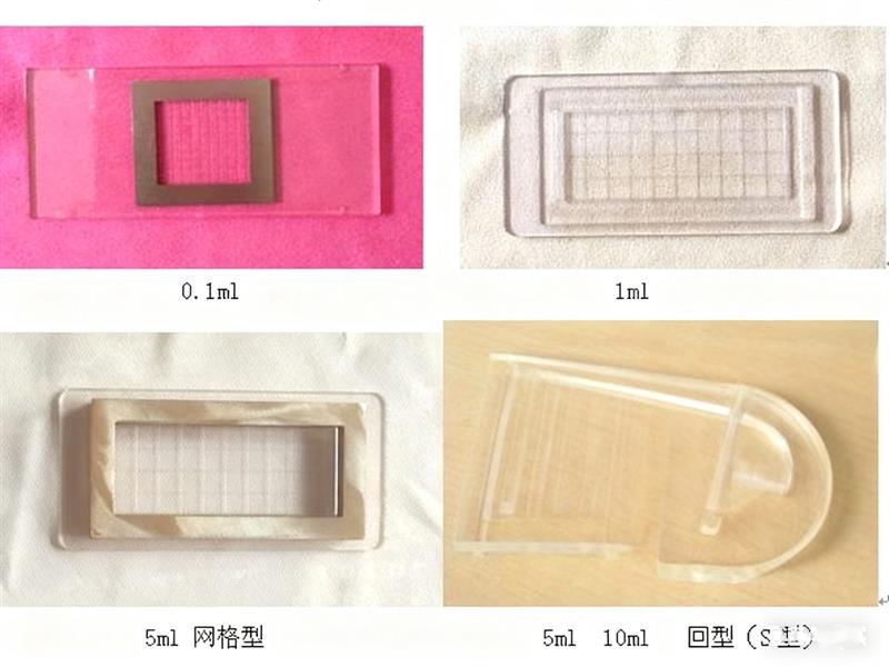 有机玻璃浮游生物计数框  型号:DF-24494