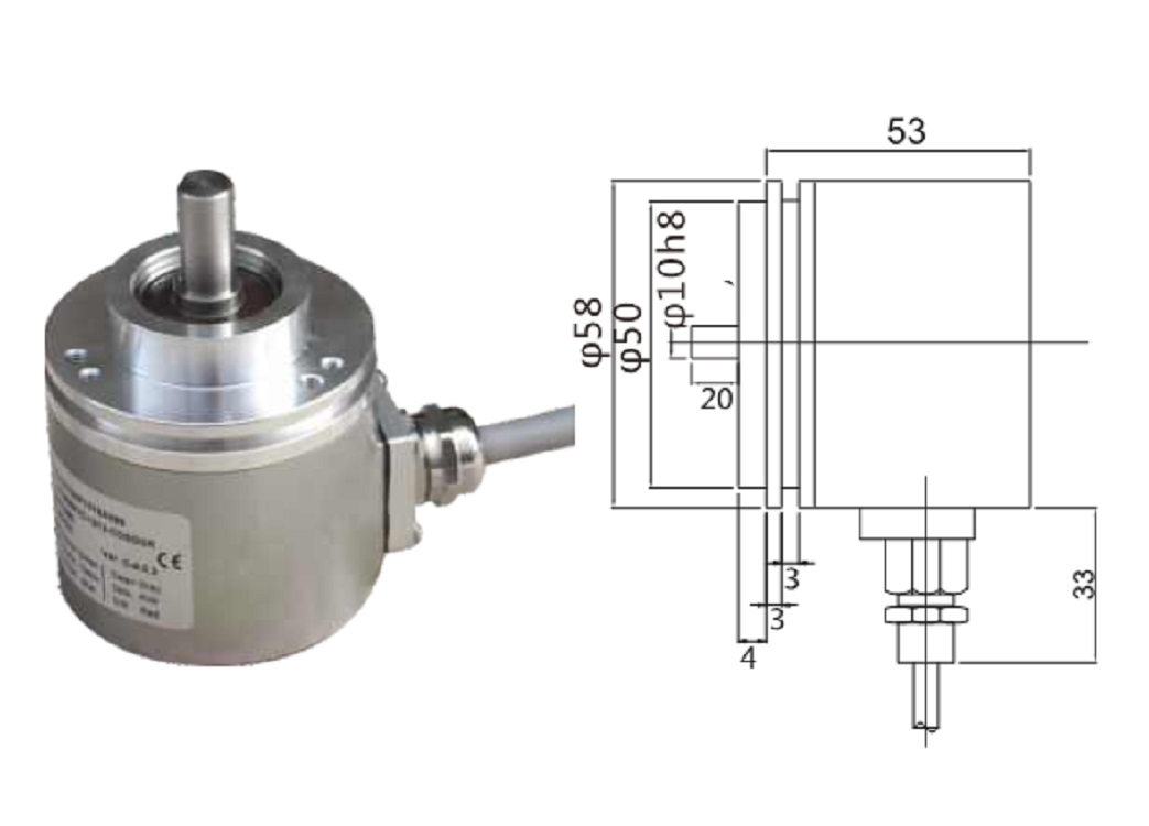 闸门开度传感器 型号:WTM58A10 库号：D284487