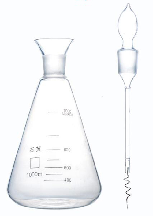 石英氧气燃烧瓶（含铂金丝1000ML）0.8*100 型号:TB1479-1000ML库号：D405956