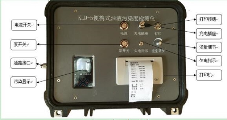 便携式油液污染度检测仪 型号:KLD-5 库号：D403158