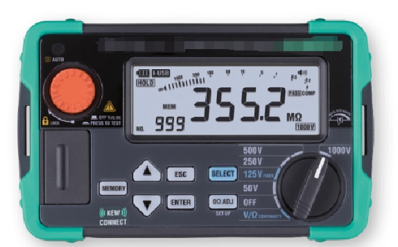 绝缘/导通测试仪 型号:KEW 3552BT KIT 库号：D410432
