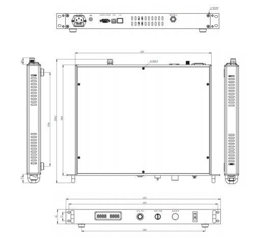 机架式高压电源 型号:P503-1ACH1 库号：D410526