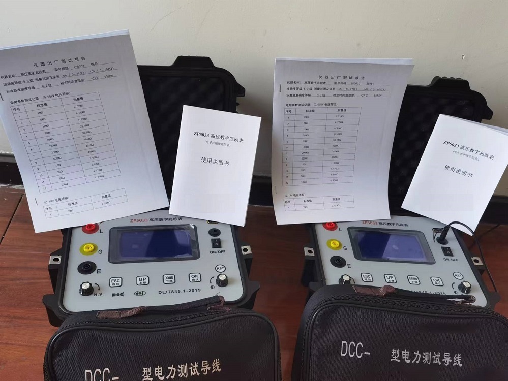 高压数字兆欧表 型号：ZP5033 库号：D399560