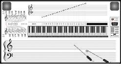 数码立体声音乐电子示教板