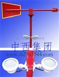 带灯金属风向标