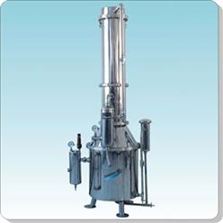 不锈钢塔式蒸汽重蒸馏水器