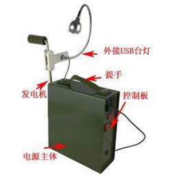 手摇发电逆变应急移动电源