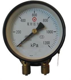 双针双管压力表
