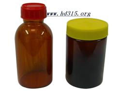 带聚四氟乙烯衬垫棕色螺口玻璃瓶