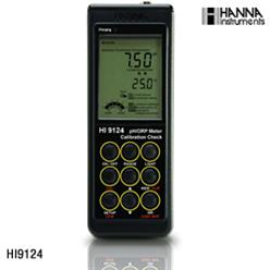 哈纳仪器专卖/便携防水型pH/温度测定仪 型号:HI9124