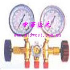 空调冰箱加液表加氟表/双头压力表