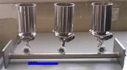 北京现货-三联全不锈钢溶液过滤器/实验室过滤器/薄膜过滤器/不锈钢过滤器（普通型，带泵和集液瓶） 型号:MT02-3 库号：M377731