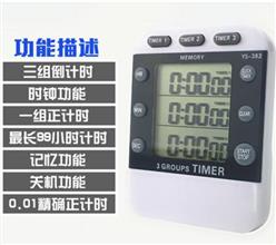 三通道计时器 型号:YS382 库号：D401181