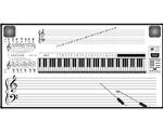 数码立体声音乐电子示教板 型号:WJ901-88