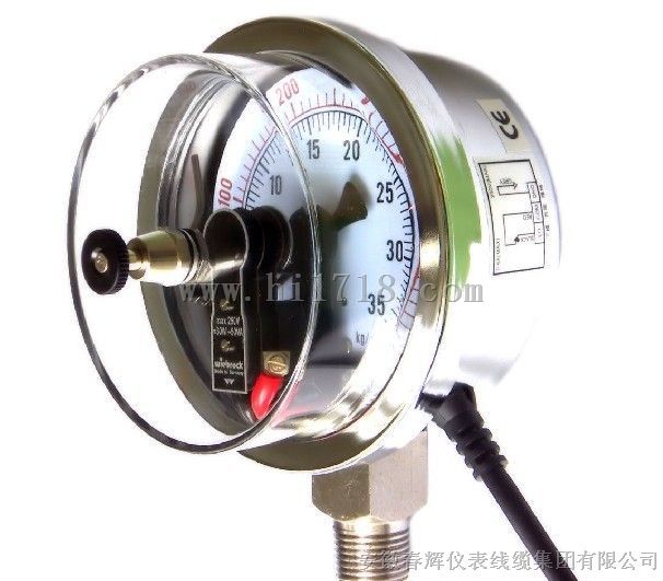 隔膜（螺纹式）抗震电接点压力表 YNXC100、150-ML