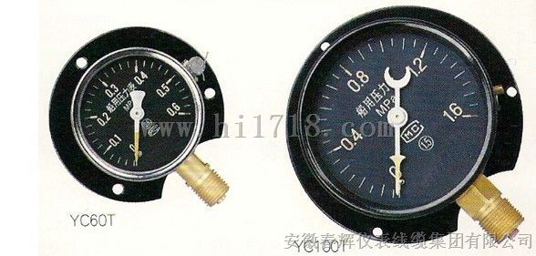 生产YC-100T，YC150ZT，YC-100T船用压力表